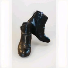 AGL Attilio Giusti Leombruni | Women’s Wedge Itailain Leather Black Heels Boots