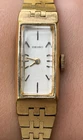 Vintage Seiko 1520-3709 Women's Manual Wind Gold Tone Bracelet Watch Running