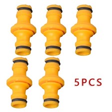 Enhance Your Gardening with These Reliable 5PCS Yellow Hose Connectors