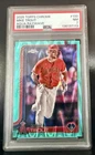 2025 Topps Chrome - Mike Trout #100 Aqua RayWave Refractor / 199 PSA 7 NM MVP