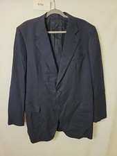 Brioni Naby Blue Striped Sports Coat Mens 44 L