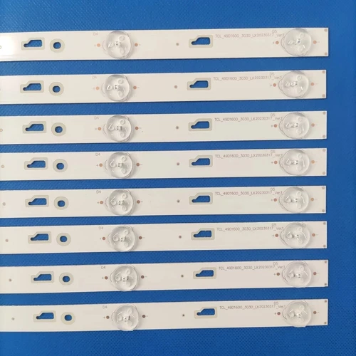 8pcs LED strips for Hitachi 49E30 49D1600 49HR332M05A0 V4 4C-LB490T-HR4 49U3600C - Picture 5 of 12
