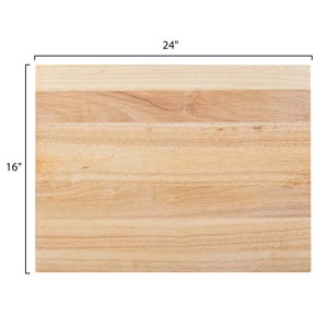 Choice 24 X 16 1 3 4 Wood Cutting Board 400010087709 Ebay Image Is Loading Choice 24 034 X 16 1