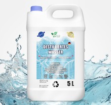 5 Liter Destilliertes Wasser Premium Qualität | Versandfrei Entmineralisiert 5L