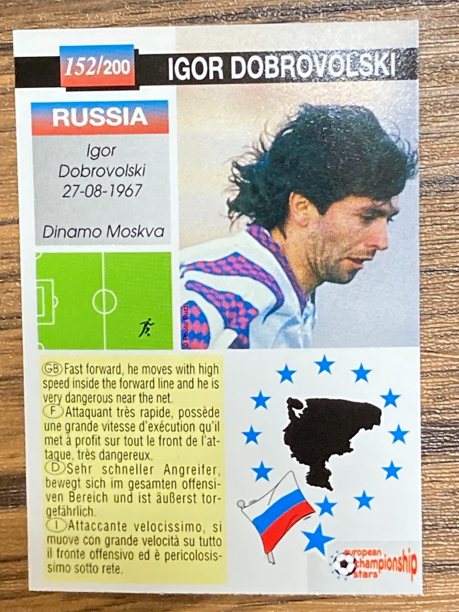 ナショナル フィンがピッキング チャンピオンズ 1979-1994 European Championship Stars Card #152 Igor Dobrovolski Russia | eBay