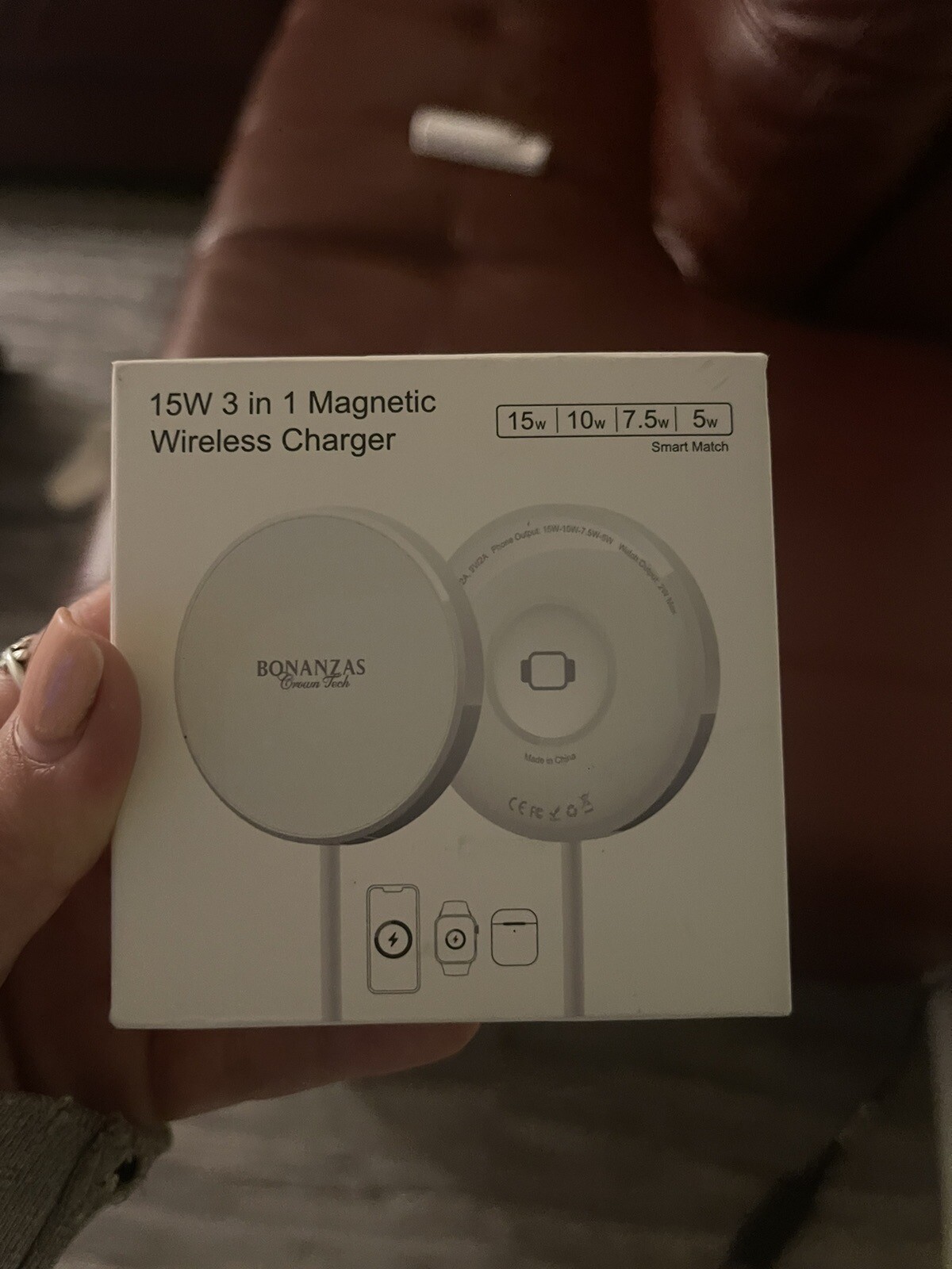 Wireless Charger for iPhone Fast Qi-Compatible Charging Pad-image