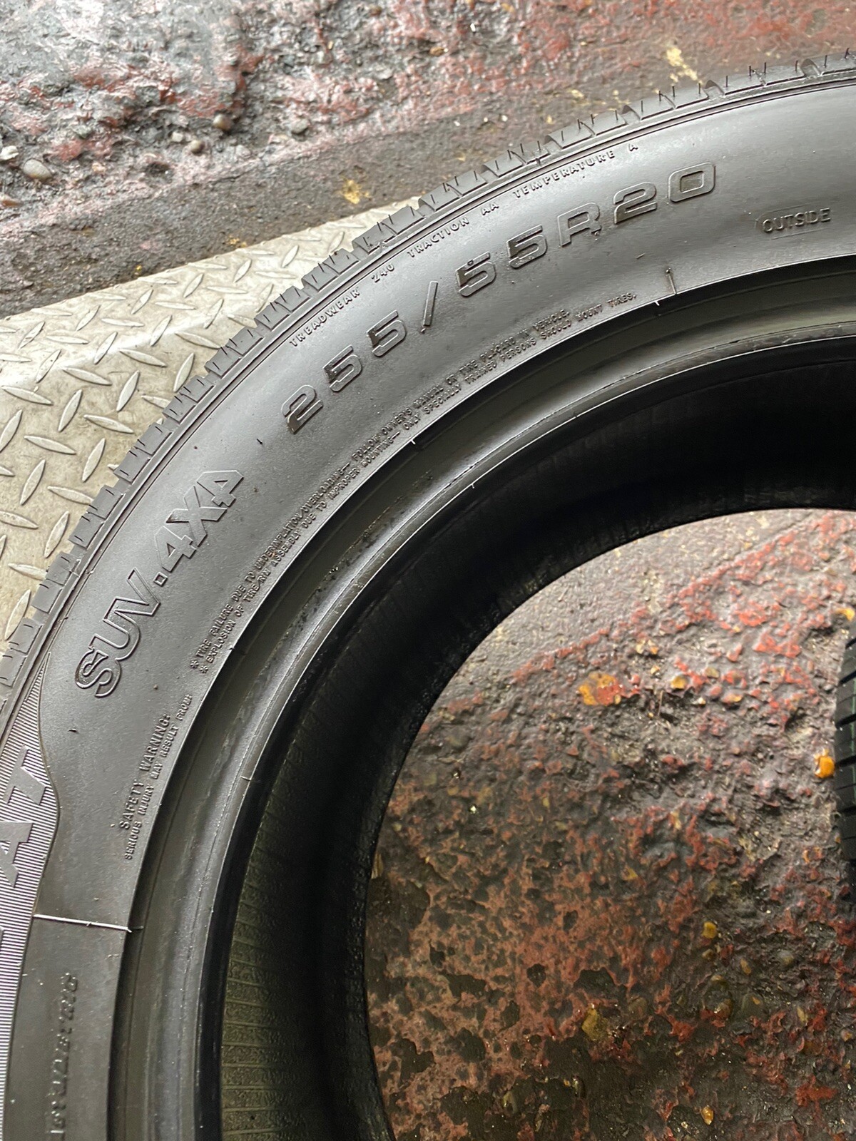 2x 255 55 20 (110W) 2555520 255/55/20 Goodyear Eagle F1 AT NEW M+S ...