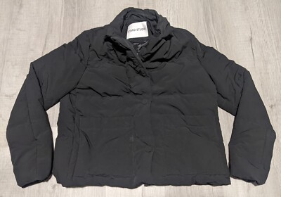 Stand Studio GRY Quilted Down Jacket Black Size FR 32 US Small