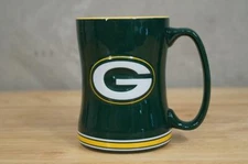 2015 NFL Football Fan Souvenir Logo Boelter Brands Coffee Mug Green Bay Packers