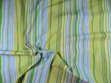 Nylon Spandex 4way Stretch Bathing Suit Fabric Green Blue Stripe D406