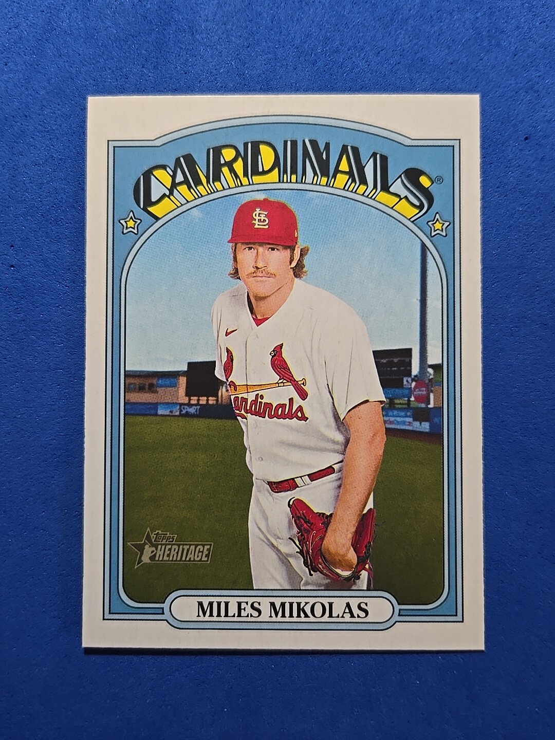 2021 Miles Mikolas Topps Heritage High Number #510