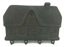 Appendichiavi appendi chiavi da muro in ottone anticato ingresso casa casetta