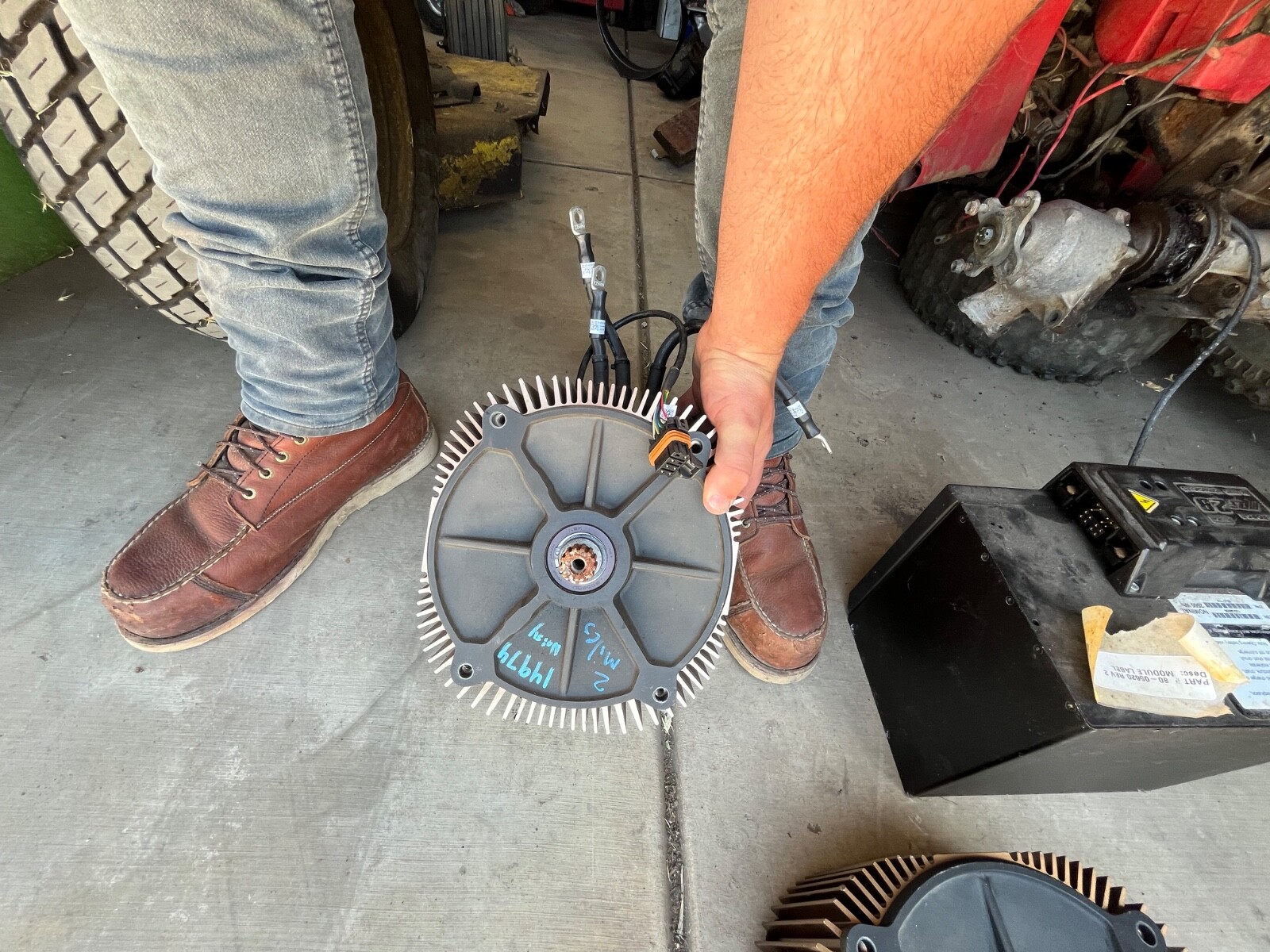 ZERO   motorcycle Fx 75-5  electric motor ( brand new )