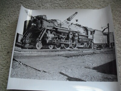 Unique Vintage Original Photograph Erie 3003 Locomotive and Cars Train 8x10 #2