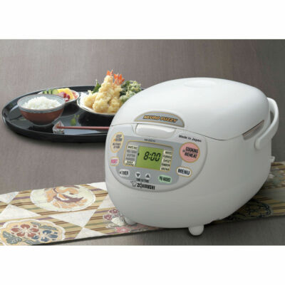 Zojirushi 5-1/2-Cup (Uncooked) Neuro Fuzzy Rice Cooker and Warmer Ns-ZCC10