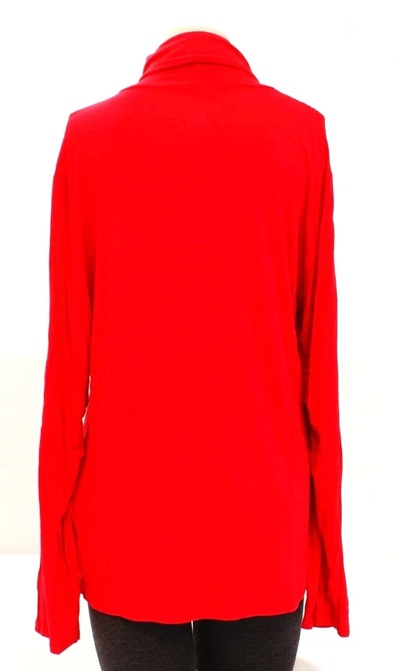 Calvin Klein Red Long Sleeve Turtleneck Shirt Women's XL NWT - Image 4 of 4