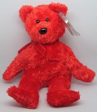 Sizzle the Bear Ty Beanie Baby 2001  New  Tagged  Valentine Day