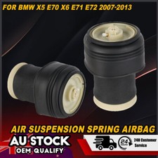 Pair Rear Air Suspension Spring Airbag 37126773664 For BMW X5 E70 71 72 X6 07-13