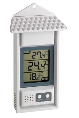 Thermometer elektr. max-min wetterfest Haushalt digital Thermometer