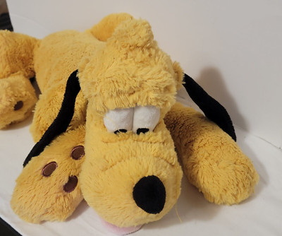 Authentic Disney Store Original PLUTO Plush Stuffed Animal 16'' Patch On His Paw