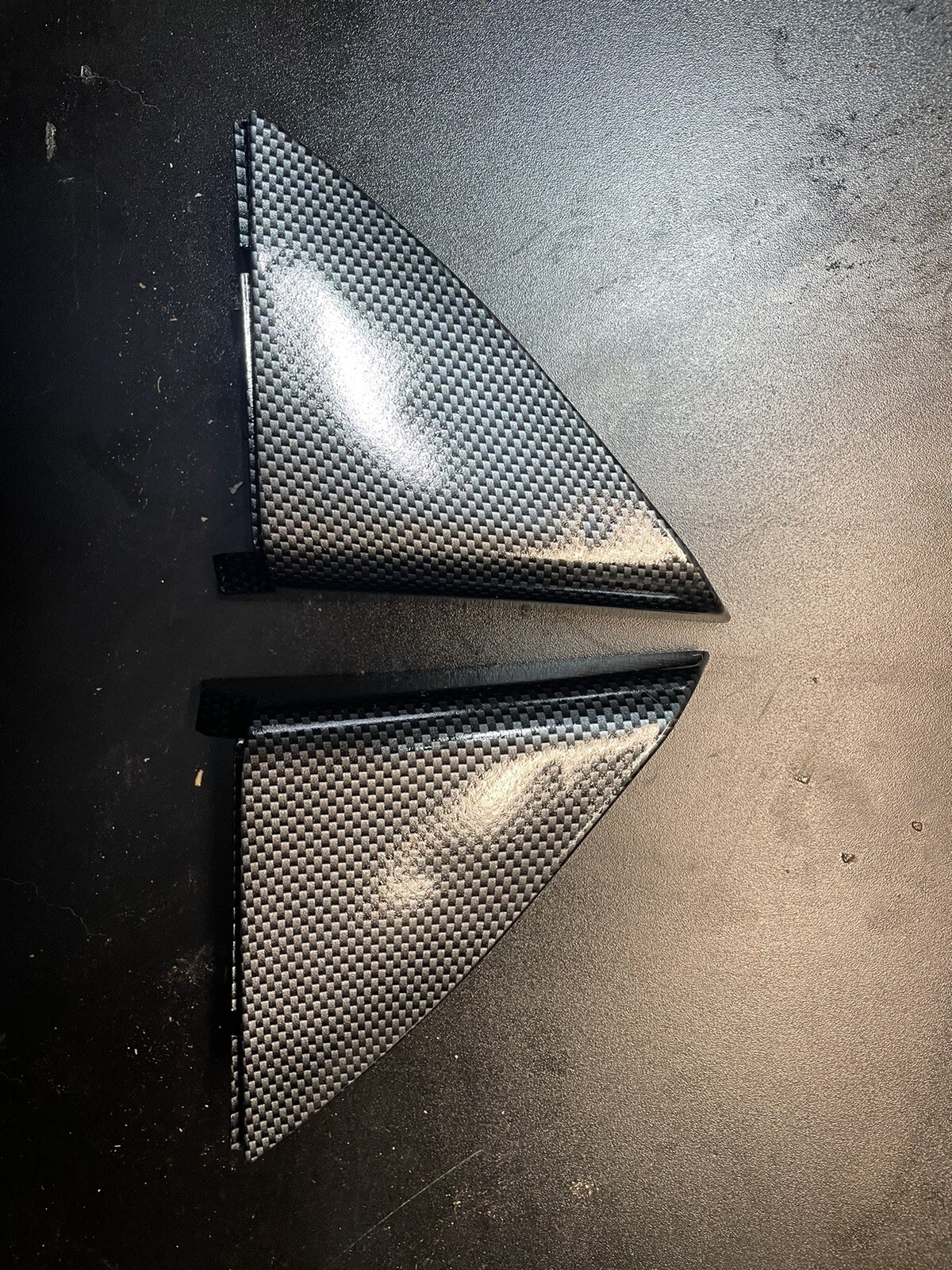 Carbon Door Mirror Bezels OEM Interior JDM Honda DC5 R Integra Acura