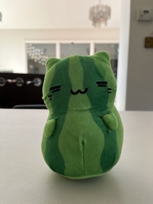 Kleptocats Good Stuff Sandi Green Watermelon Cat 7” Stuffed Plush Animals 