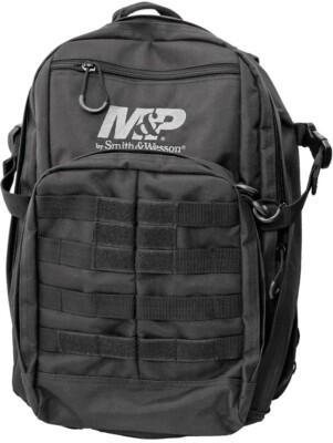 Smith & Wesson Duty Backpack Full Length Dual Zipper Opening Nylon Construction