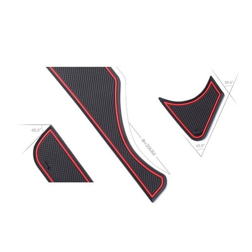 Innenraum Gummi Antirutsch Tür Nut Matten Tor Pad für Nissan Note E13 2020-23 - Bild 8 von 13