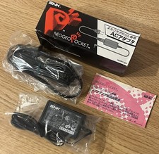 Neo Geo Pocket Official AC POWER ADAPTOR NEOP11020 Boxed SNK Open Box Japan
