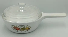 Corning Ware Spice of Life 1 Pint Menuette Pan P-81-B with Lid 1972-1979