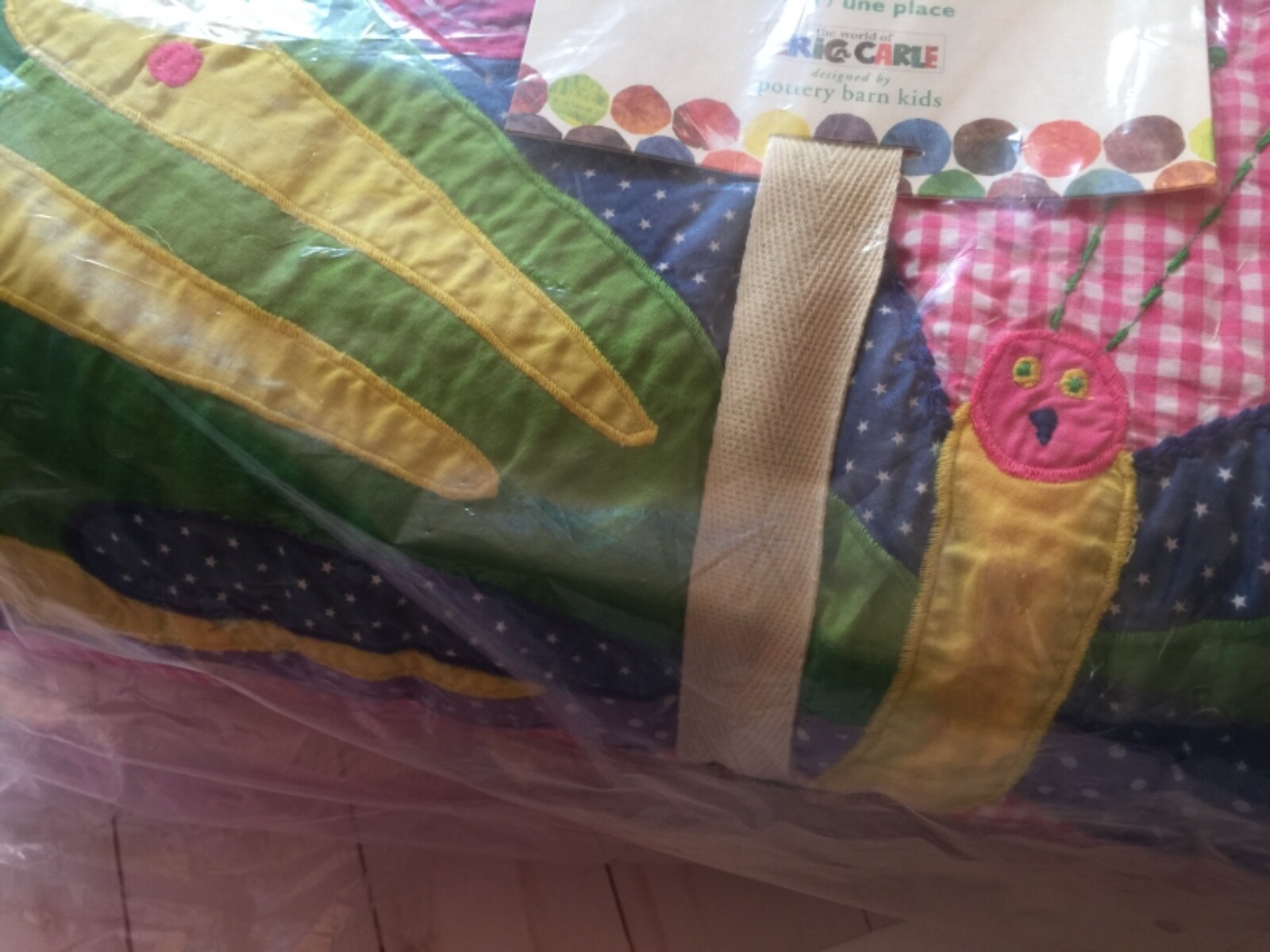 POTTERY BARN KIDS Eric Carle Very Hungry Caterpillar Bedding Quilt