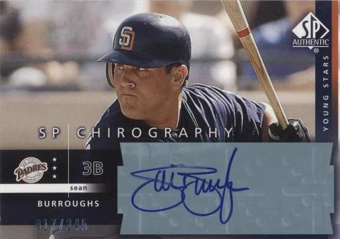 2003 SP Authentic - Sean Burroughs #SB