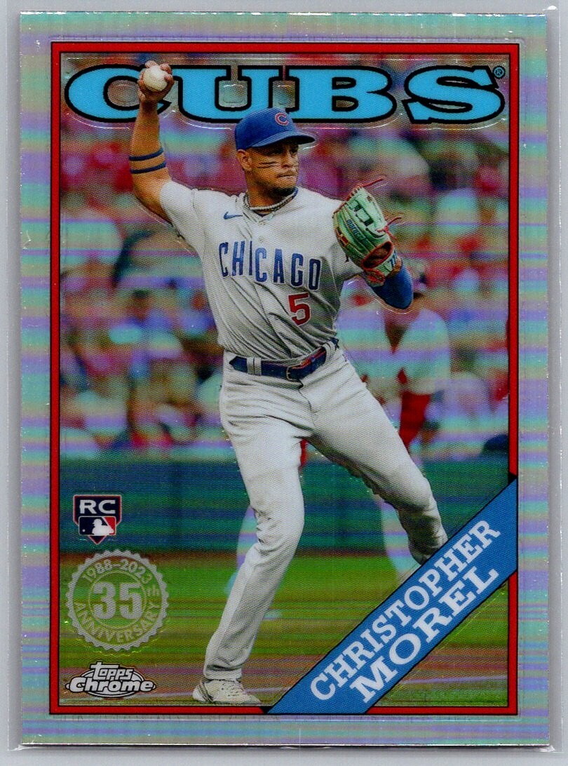 2023 Topps Chrome RC Christopher Morel #88BC-20 1988 Topps Insert Near Mint Cubs