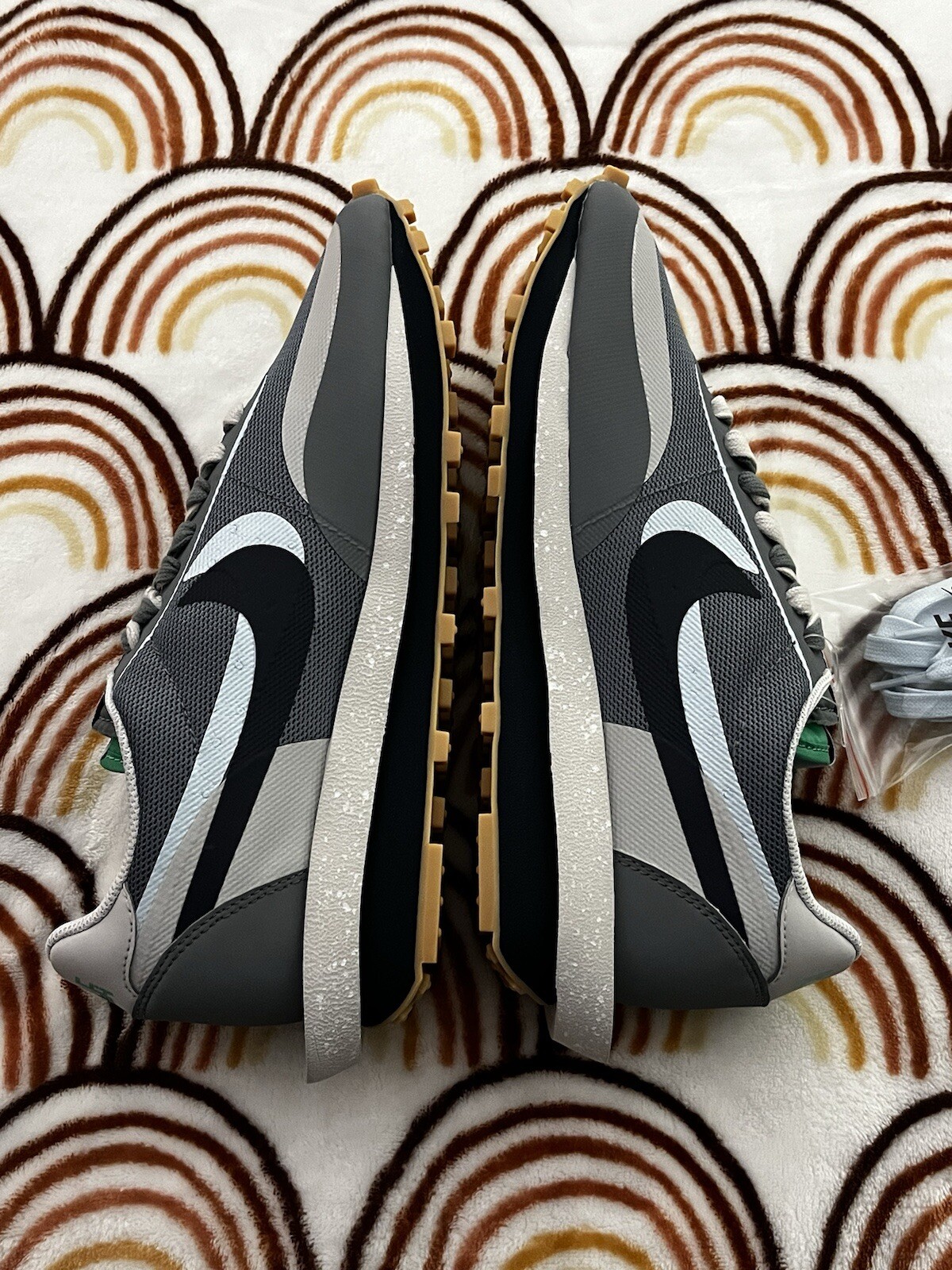 SACAI X NIKE Nike Sacai x Clot x LD Waffle 'Kiss Of Death 2' Uomo 10.5 Cool Grey DH3114 001