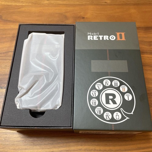 FREETEL MODE 1 RETRO II 2 MD-06P Black Android Flip Phone SIM Free With Box - Picture 3 of 4