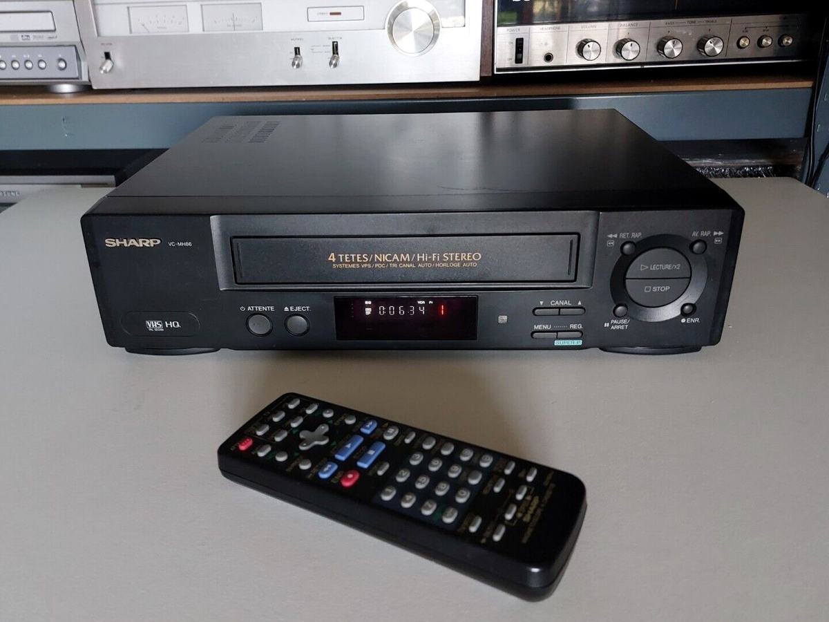 SHARP VC MH66FPM Magnétoscope VHS avec télécommande Bon état Fonctionnel | eBay SHARP VC MH66FPM Magnétoscope VHS avec télécommande Bon état Fonctionnel | eBay