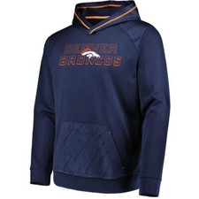 Denver Broncos Men's Performance Hooded Pullover Sweatshirt