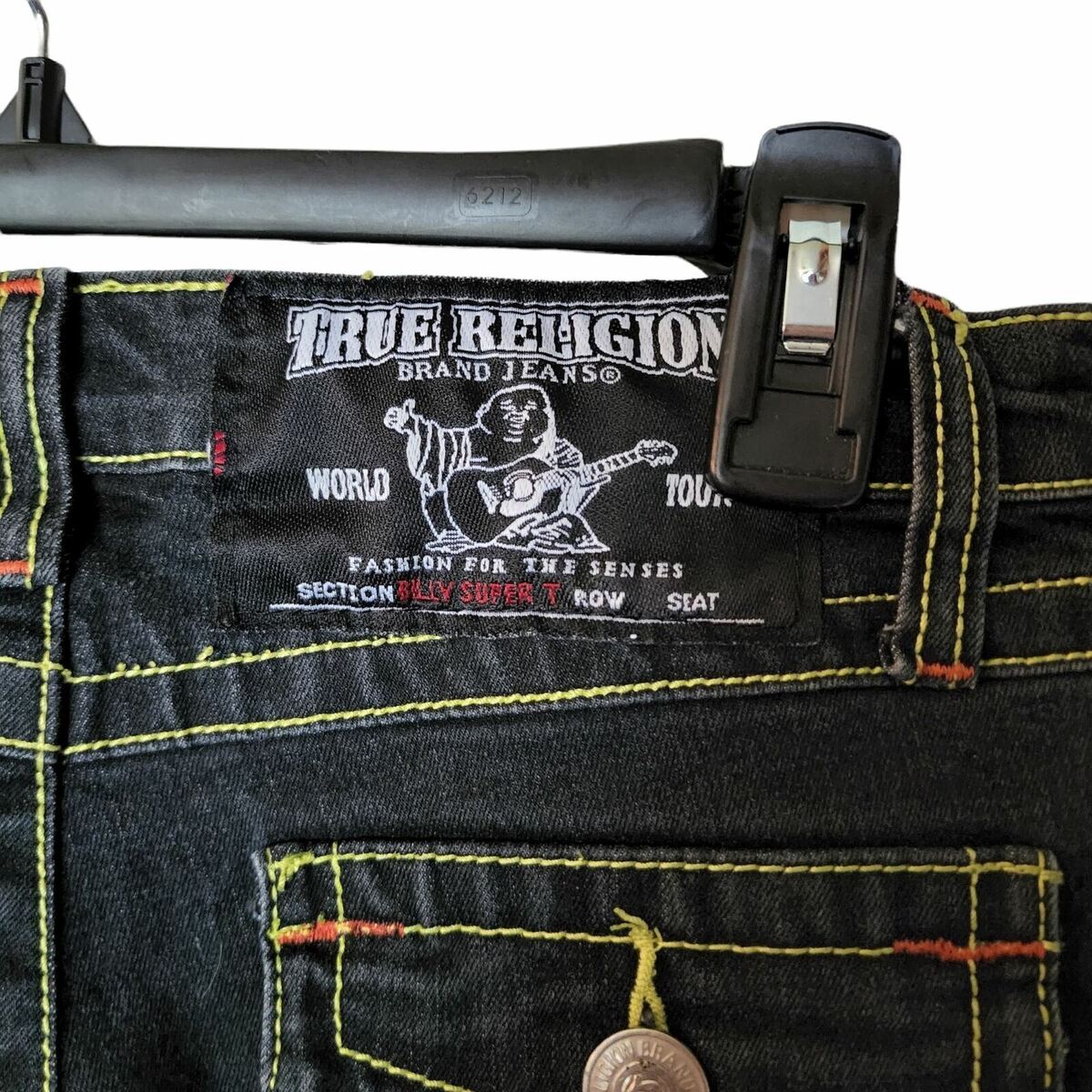 True Religion Billy Super T Straight Leg Jeans Green True Religion Billy Super T Straight Leg Jeans Green