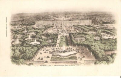E00081 france versailles panorama before 1904 | eBay