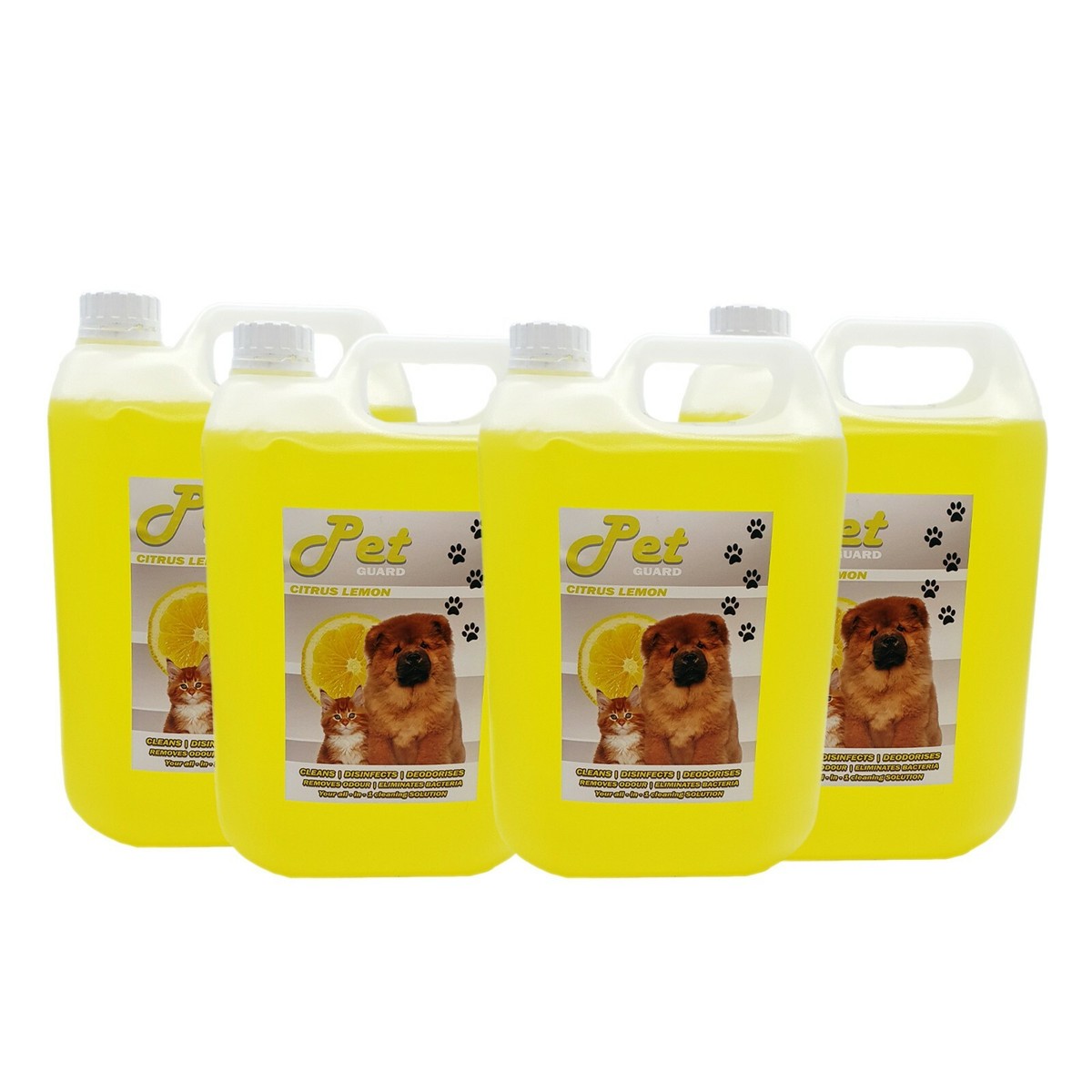Lemon Citrus Pet Cattery Kennel Deodoriser Cleaner Pet Guard x