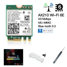 WiFi 6E Card M.2 Intel AX210 WiFi Bluetooth 5.4 Tri-Band Laptop M.2 Network Card