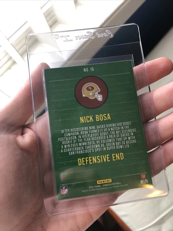 2020 Donruss Football Rise 'n Shine Magnet #19 Nick Bosa SP- San Francisco 49ers - Image 2 of 2
