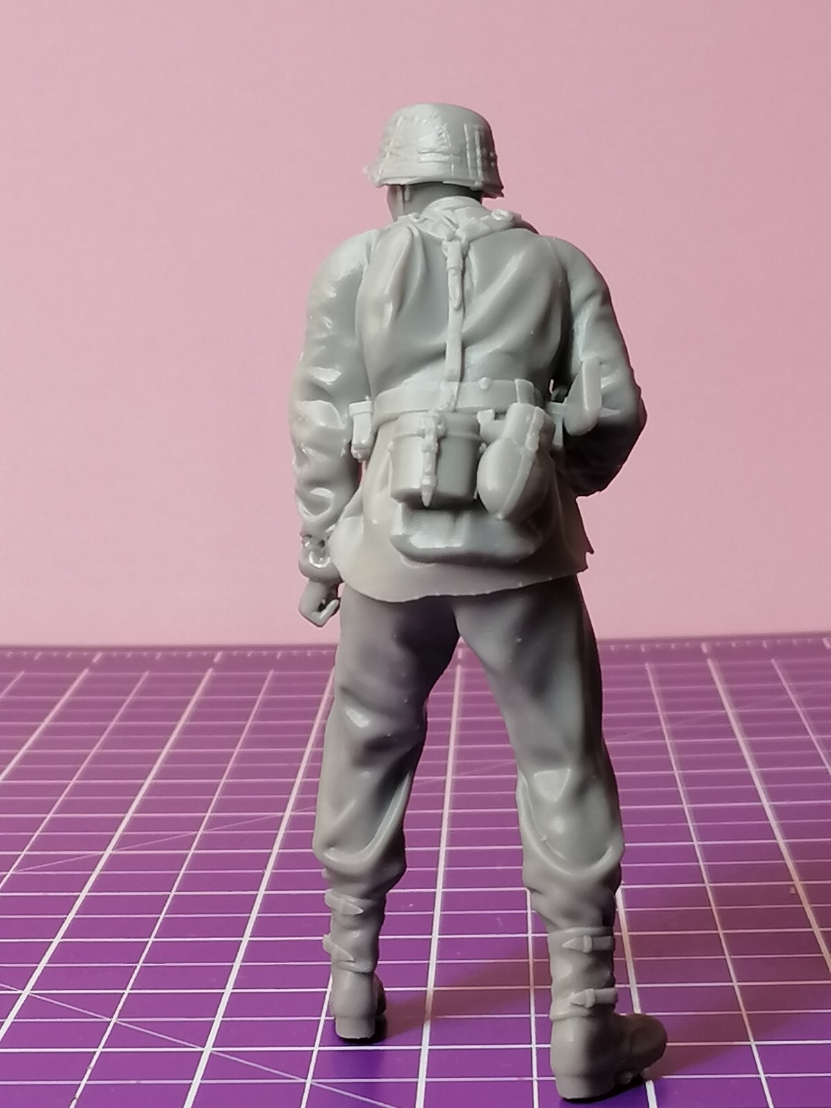 Soldatino resina 1/35 tedesco WWII