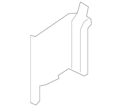 Placa reforzada del panel interior para Ford (N/P KK3Z-6127970-A)