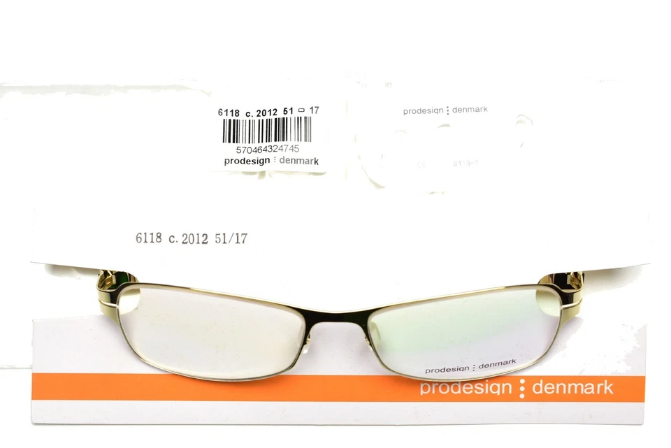 Gafas Prodesign Dinamarca 6118 2012 GE 51-17-135 Foto 4 de 4