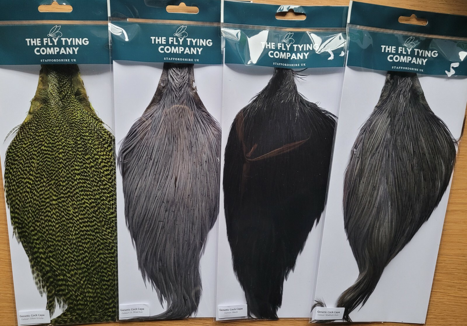 Cock Capes Fly Tying Great Quality Choice of Colours, Dyed Grizzly eBay