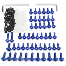 158PCS Motorcycle Fairing Bolts Screws Nut Kit For Honda Kawasaki Yamaha Suzuki