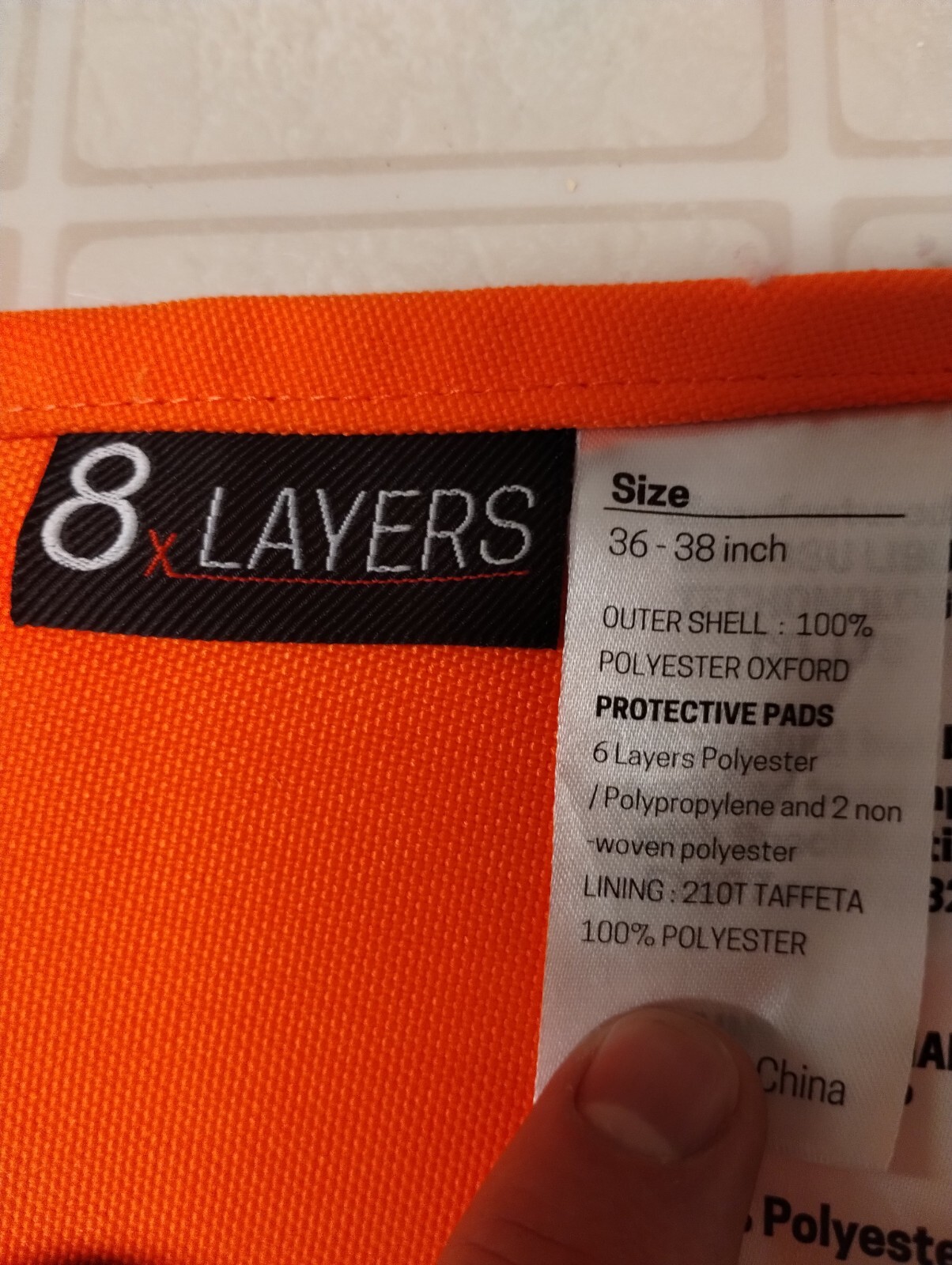 Open Box Technical Wrap Chainsaw Chaps by UL Class A 8 Layers Chainsaw