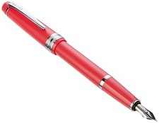 Cross Bailey Light Polished Coral Resin Fountain Pen - Medium Nib
