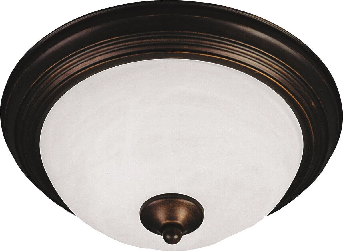 Maxim Lighting 5842MROI 3 lamp Flush Mount Ceiling Light Oil